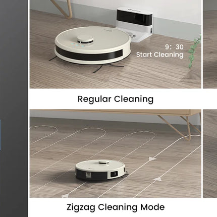 LEFANT M1 Robot Vacuum Cleaner with Mop,Lidar navigation (LDS), 4000Pa, 4000 mAh Battery, App/Alexa Control,Ideal for Hard Floor