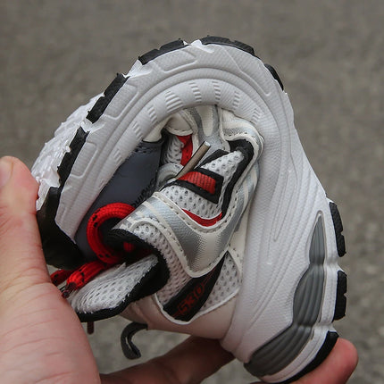 Todder Boys Mesh Shoes for Spring Autumn Children Causal Sneaker White Kid boy and girl outdoor shoes Color Mixed Student Shoes