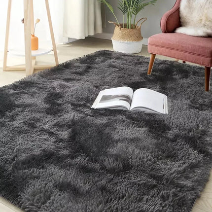 Grey Living Room Large Carpet Hall Coffee Table Floor Mat 160x230 Children's room Bedroom Long Hair