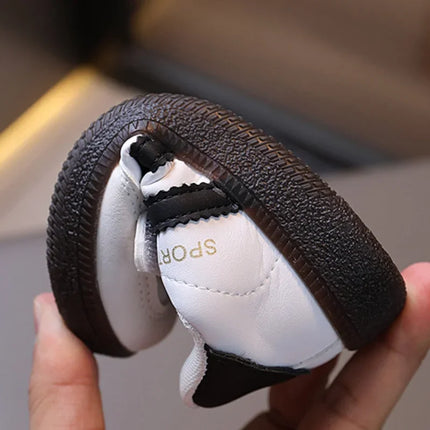 Baby Kids Fashion Design Walking Shoes Sneakers White Non-slip Casual Shoes Boys Girls