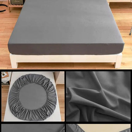 Kuup High Quality Fitted Sheet 90/180/150x200 Cm Mattress Cover Elastic Band Bed Sheet Queen King Size No Pillowcases Included
