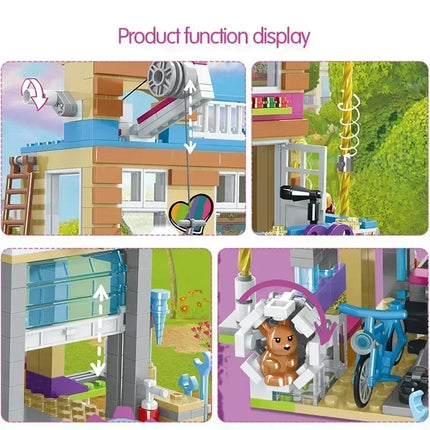 House of Friendship Building Blocks Friends Fit 41340 Hotel and House