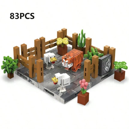 My 3D World Magnetic Building Blocks, Zoo Series Children's DIY Magnetic