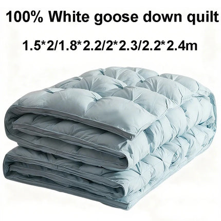 100% White Goose Down Duvet Thick Winter Comforter Four Seasons Quilt King Size