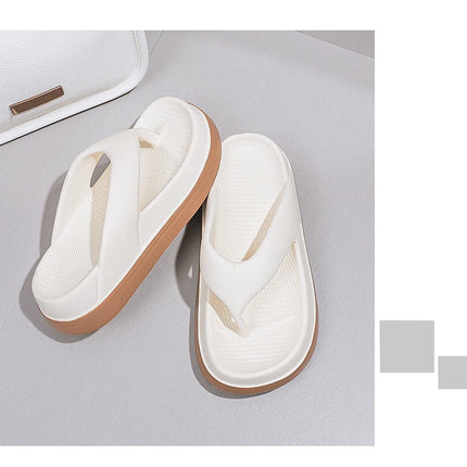 Woman flip flops Popular Design Shoes 2024 trend Casual Platform Sandals non-slip Outdoor slippers Unique features Flat sandals
