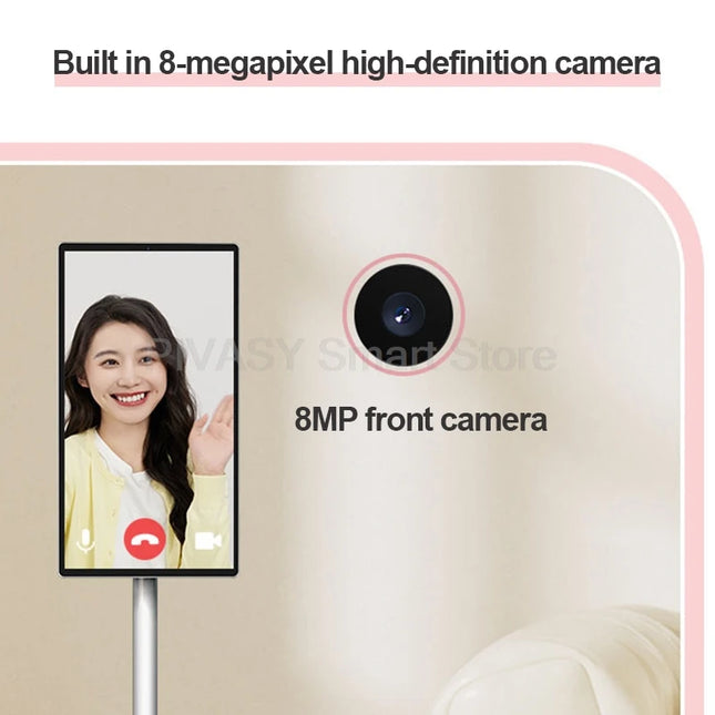 21.5 Inch Touch Screen Study Outdoor Android system 8G+128G Portable Rotatable 8-core Smart TV 6000mAH Battery-power Movable