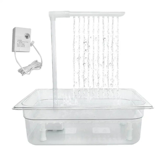 Bird Automatic Bathtub Bird Bath Shower Fountain USB Electric Grooming Supplies for Small Medium Conures Lovebirds African Grey