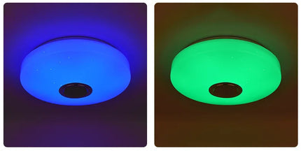 MARPOU RGB Ceiling Lamps  Smart Modern Ceiling Lighting AC 220V Music Remote Application Control Bluetooth Speaker Indoor Decor