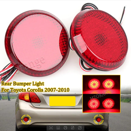 Tail Rear Bumper Reflector Light Brake Lamp For Toyota Corolla 2007 2008 2009 2010 For Nissan Qashqai/Trail Accessories Auto