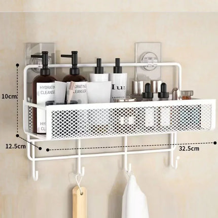 Portable Hanging Wall-mounted Storage Rack No-drilling Bathroom