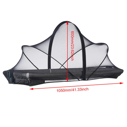 Foldable Mosquito Net Breathable Folding Crib Cover Bassinet Mosquito Net Cover for Travel Crib/Playpen