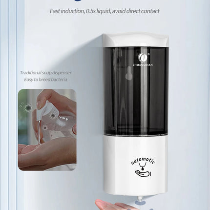 Sensor Hand Soap Dispenser Wall Automatic Hand Washer Touchless Liquid