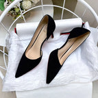 Black suede 10CM / 41