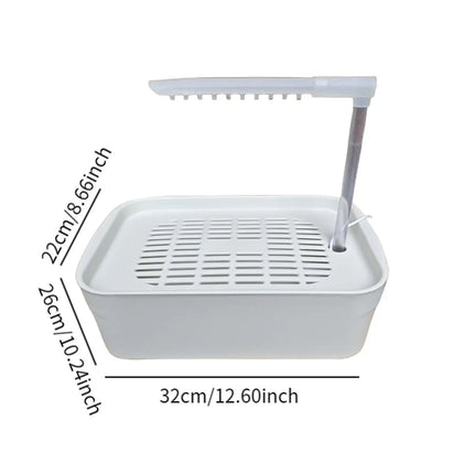Parrot Bathtub, Automatic Pet Bird Bath with USB Cable, Electric Birds Bathtub Shower for Lovebirds Budgie African Grey Canary