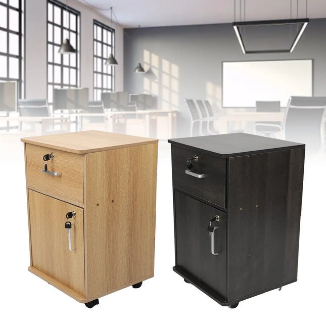 Mobile File Cabinet Enhanced Safety Under Desk Mobile File Cabinet