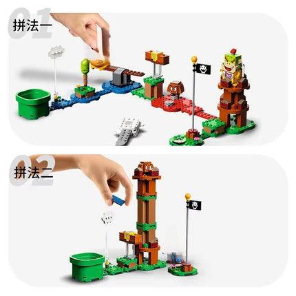 Super Bros. Game Series MOC Scan Code Building Blocks Adventures