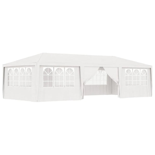 4x9 m White Side Wall reception tent 90g/m² garden supplies, canopy, outdoor supplies, awning, parasol, thermal insulation and rain proof