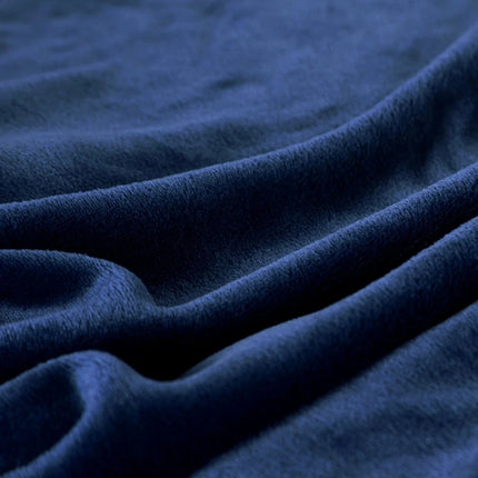 Super Soft Coral Fleece Blanket 220gsm Light Weight Solid Pink Blue