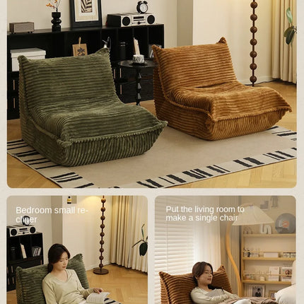 Lazy Person Sofa Can Lie And Sleep Caterpillar Sofa Balcony Tatami Net Red Bedroom Living Room Single Leisure Sofa