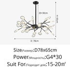 Black B 30 Heads / Warm White