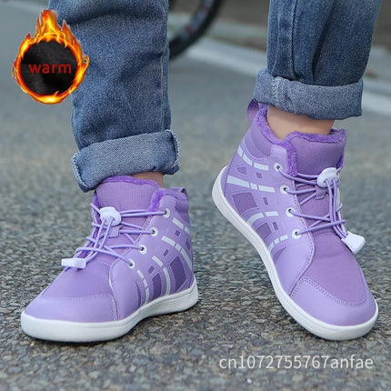 Boys Girls Snow Boots Waterproof Winter Shoes