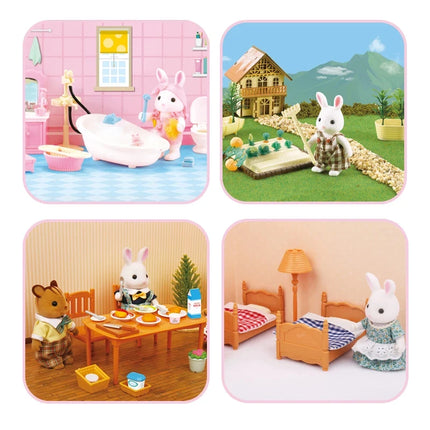Toys Set DIY Forest Family Kids Girls Pretend Play Furniture Toys Gift for Christmas Birthday