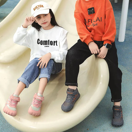 Little/Big Kid Wide High Top Barefoot Shoest Sneakers for Boys/Girls