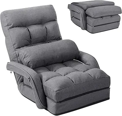 Sofa Bed, Ergonomic Folding Sofa Bed with Pillows, Suitable for Home and Office Use