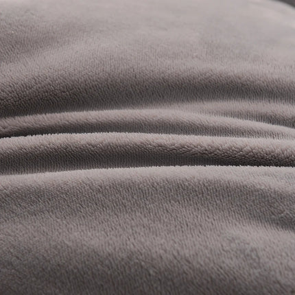 Solidcolor double-sided Duvet Lamb Wool flannel quilt warm comfort mattress in winter bedroom dormitory Thicken Weight Blanket