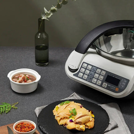 Intelligent cooking robot Large capacity household kitchen Multifunctional cooking machine No oil fume Automatic cooking pot