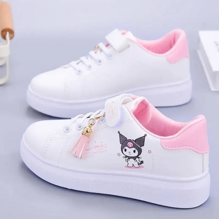 Sanrio hello kitty  spring autumn non-slip net shoes girl casual shoes