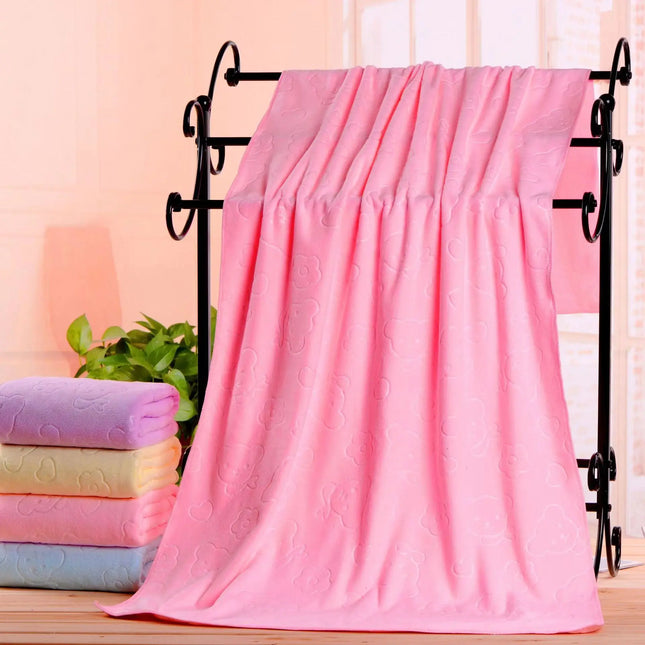 140x70cm Shower Towel Large Beach Towels Quick-Drying Towel Bath Towel Absorbent Soft Comfort Bathrobe Microfiber Towel Bathroom