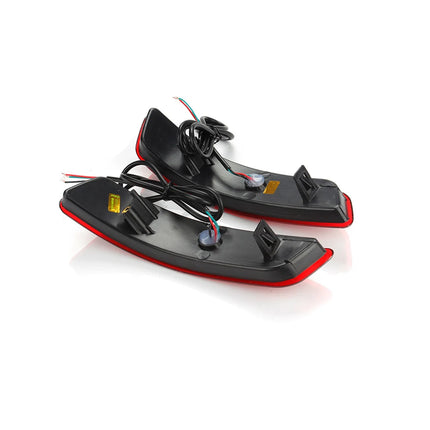 2Pcs LED Rear Bumper Reflector Lamp Driving Warning Light Brake Stop Light Turn Signal Light For Toyota Corolla Altis 2014-2018