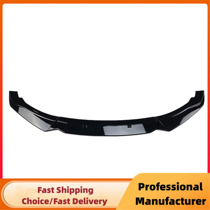 For BMW F20 F21 1-Series 116i 118i 120i 2011-2019 Car Front Bumper Spoiler Lip 3Pcs PP Bumper Canard Lip Splitter
