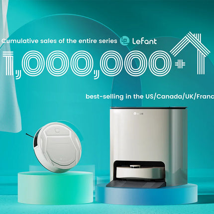 Lefant M210 Robot Vacuum Cleaner,120 Mins Runtime, Automatic Self-Charging,Wi-Fi/App/Alexa Control,smart Home appliance