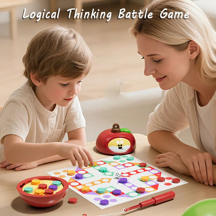 Apple Dog Smart Board Game Kids Magnet Flight Chess Logical Thinking Intellectual Play Baby Travel Creative Toy