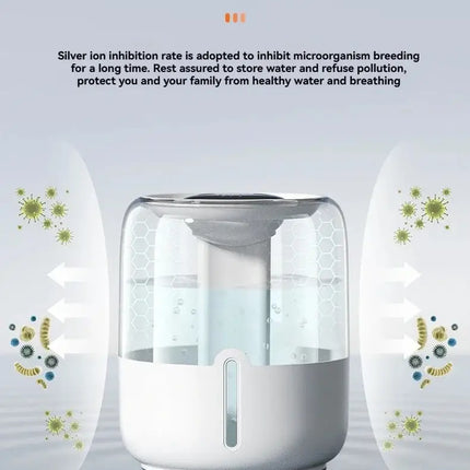 Xiaomi MIJIA 6.8L Large Capacity Humidifier USB Dual Mist For Home Dormitory Office Bedroom Desktop Night Light