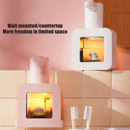 New Automatic Soap Dispenser Cute Pet Contact Free Hand Sanitizer USB Charging