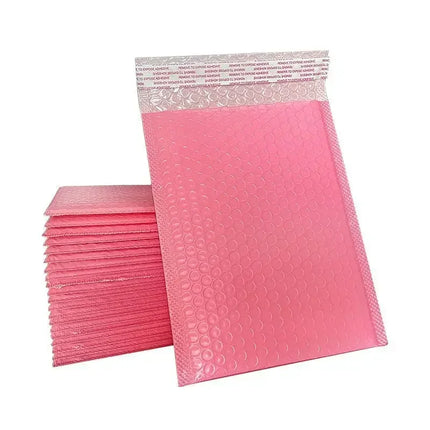 20Pcs Pink Green Blue Poly Bubble Mailers Padded Envelopes Self Seal Padded Envelopes Gift Bags Black Packaging Envelope