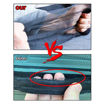 DTGJ Magnetic Door Screen,Black Side Door Magnetic Mosquito Net,Insect Proof Flight,Summer and Kitchen Indoor Invisible Net