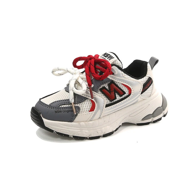 Todder Boys Mesh Shoes for Spring Autumn Children Causal Sneaker White Kid boy and girl outdoor shoes Color Mixed Student Shoes