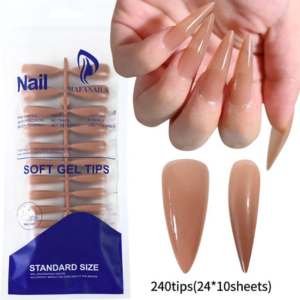 576pcs/Box Colorful Fake Nails Black Red Design