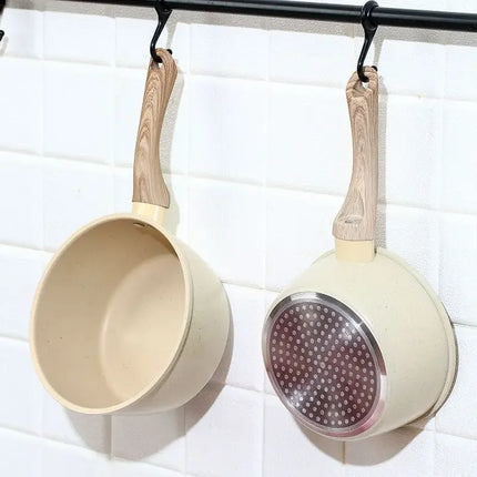 Frying Pan Maifan Wooden Handle.