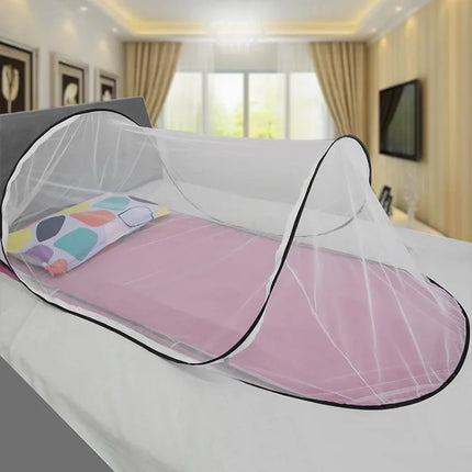 with encrypted mesh and adjustable mosquito net Single dormitory camping mosquito net, installation free, foldable and portable,