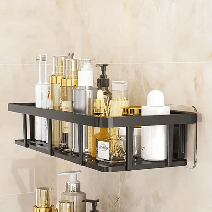 No-Drill Wall Shelf, Heavy-Duty Waterproof Shower Organizer. Easy Adhesive Install