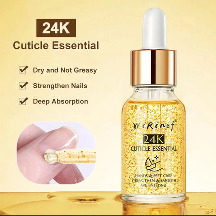 Nail Repair Serum Hydrating Cuticle Oil for Nourished Nails Scented Honey Treatment to Moisturize Repair Damaged Nail for Growth