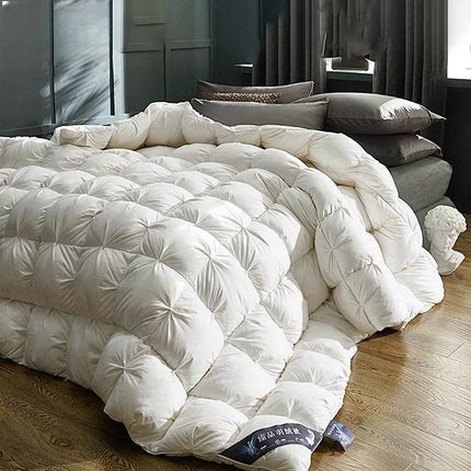 100% White Goose/Duck Down Quilt High quality Duvets Comforters 100% Cotton Cover Luxury Blanket