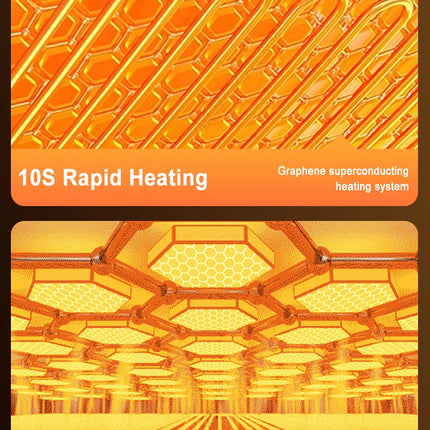 Electric Warming Tray Food Warmer Plate Foldable Portable Smart Food Fast Heating Mat Electric Warming Tray with 3 Tem Setting