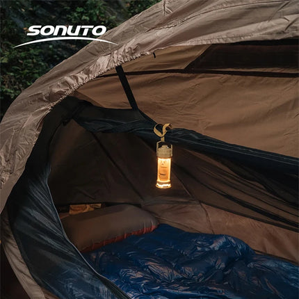 Camping Tent For Single Person Lightweight Nylon Tent Tactical Shelter With Mosquito Net Anti-Mosquito Waterproof Field