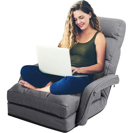 Sofa Bed, Ergonomic Folding Sofa Bed with Pillows, Suitable for Home and Office Use